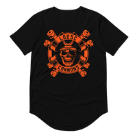 Orange Logo | Curved Hem T-Shirt