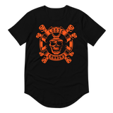 Orange Logo | Curved Hem T-Shirt