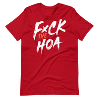 FxCK the HOA Tee | Red