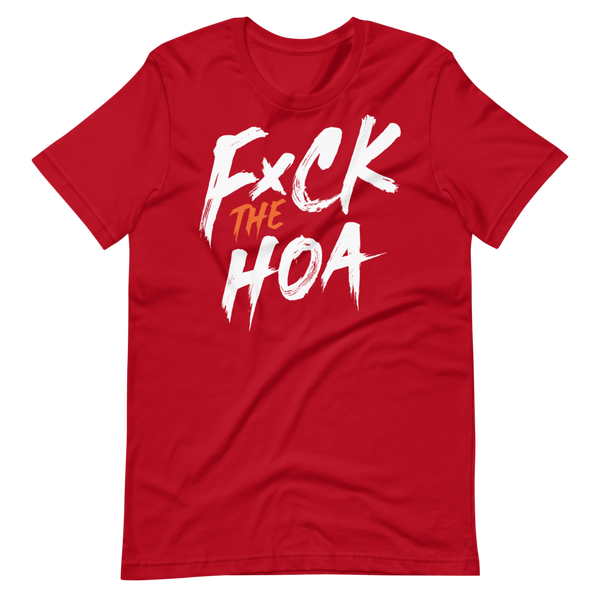 FxCK the HOA Tee | Red